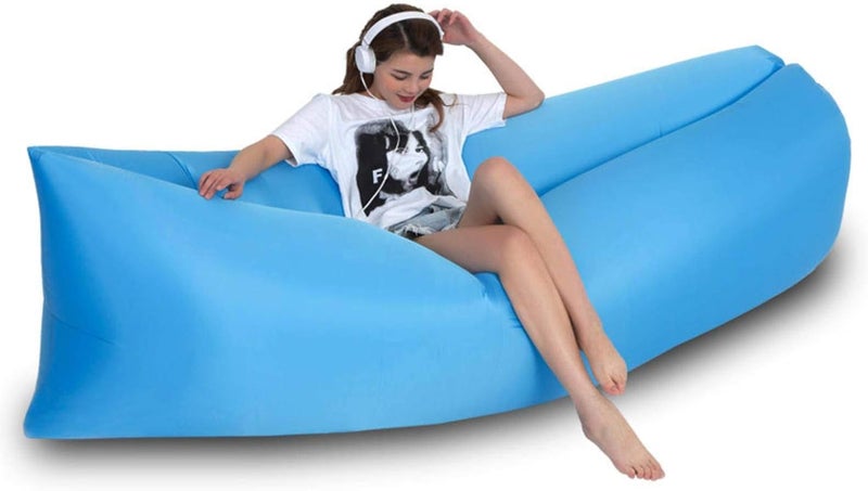 Portable Inflatable Air Bed Sofa Outdoor Beach Camping Sleeping Lazy Bag - Image 3
